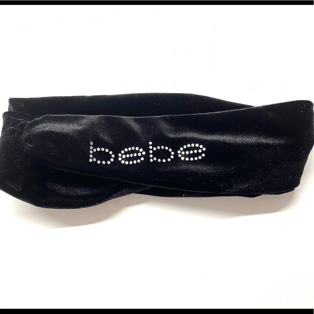 BEBE velvet hair headband